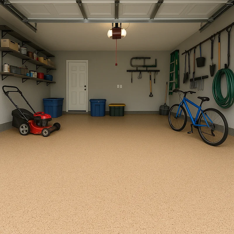 أرضيات المرآب في المرآب المنزلي