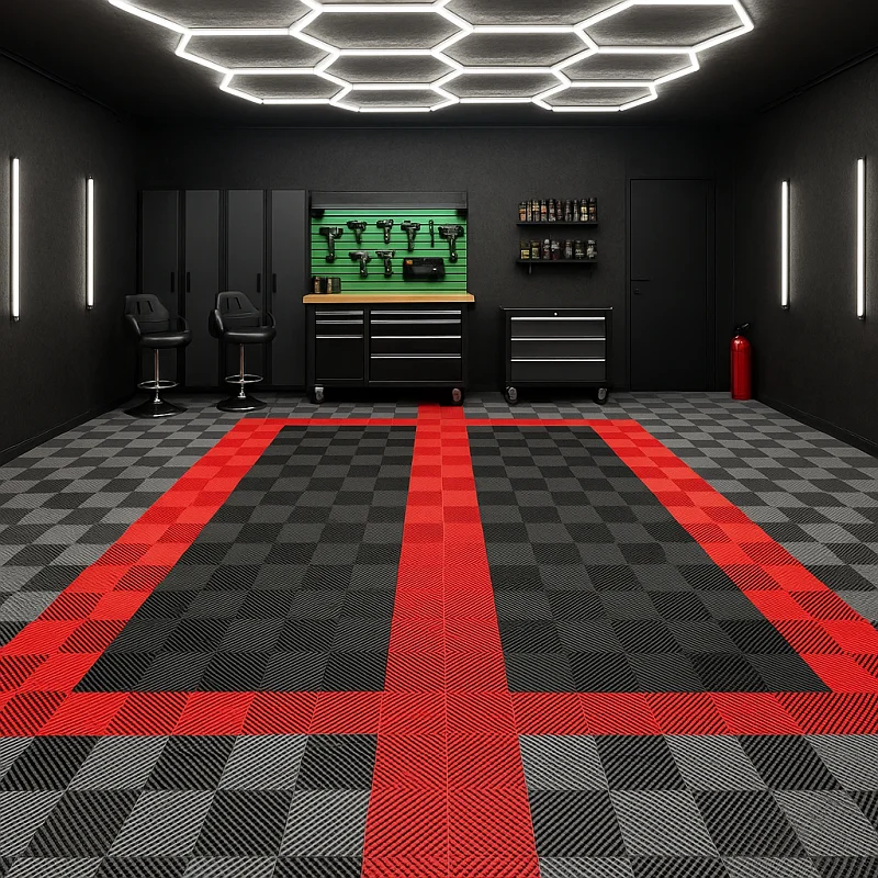 Garage Flooring in Commerical Garage