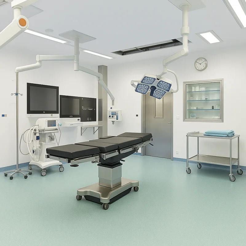 Hospital Vinyl Flooring in Operation Theater