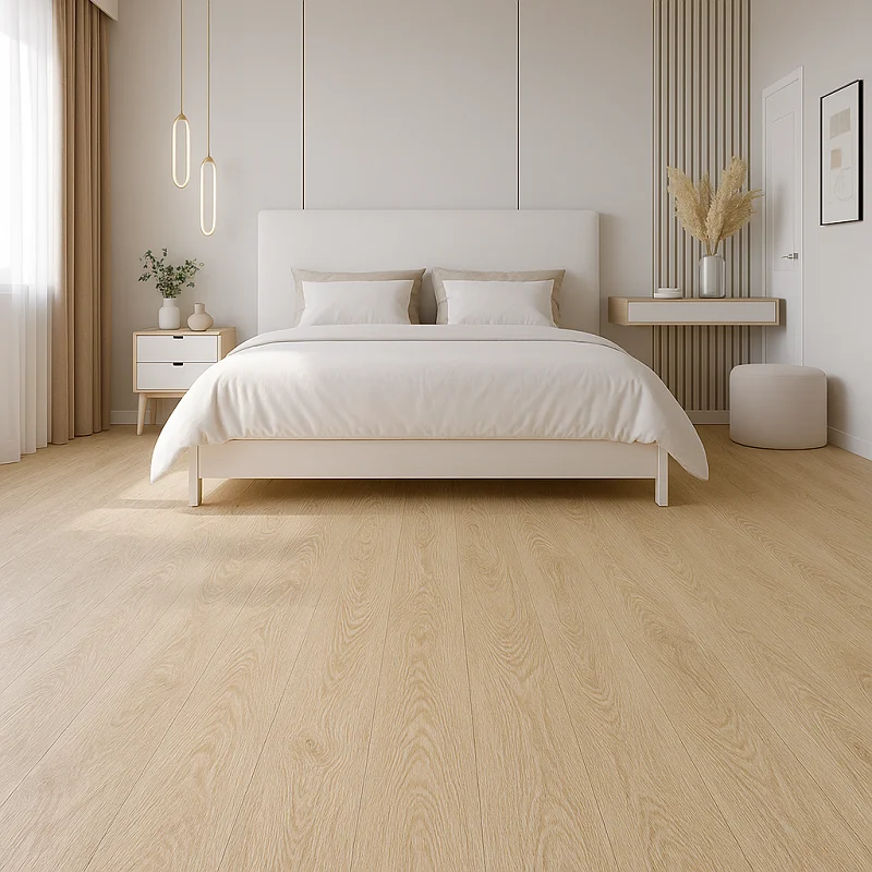 Linoleum Flooring in Bedroom