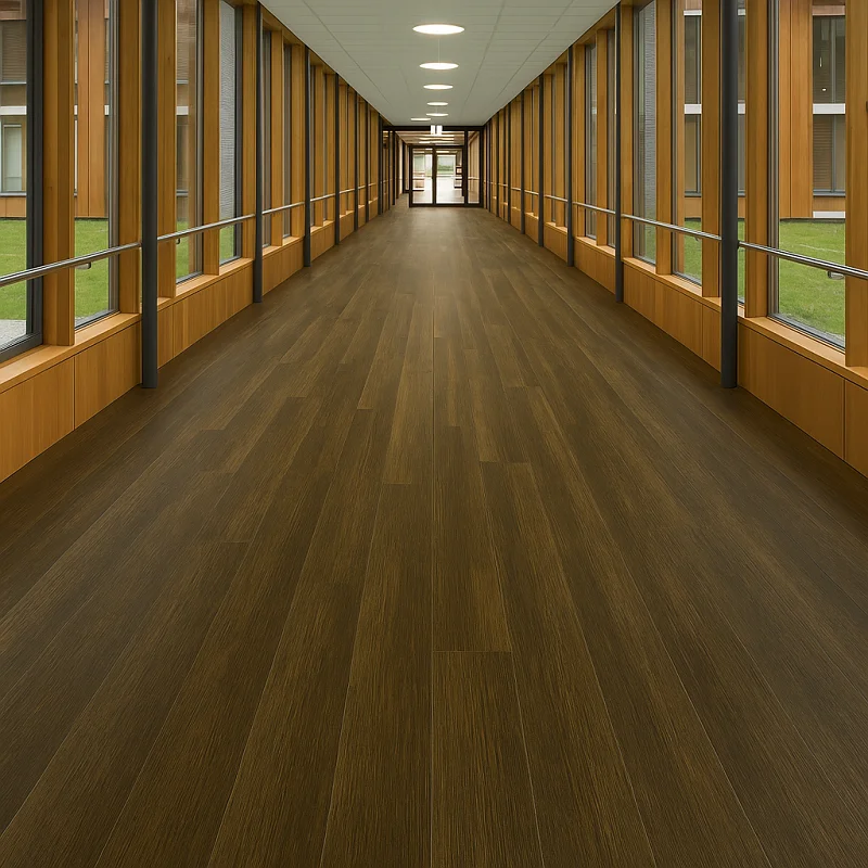 أرضيات اللينوليوم في الممر