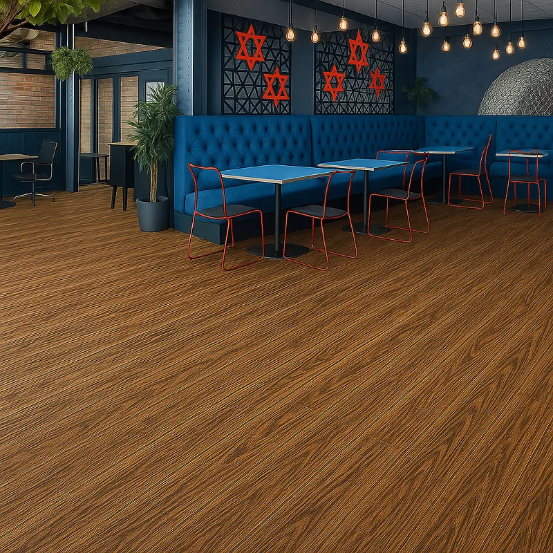 PVC Flooring in Restaurant