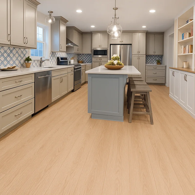 Solid Wood Flooring Kitchen