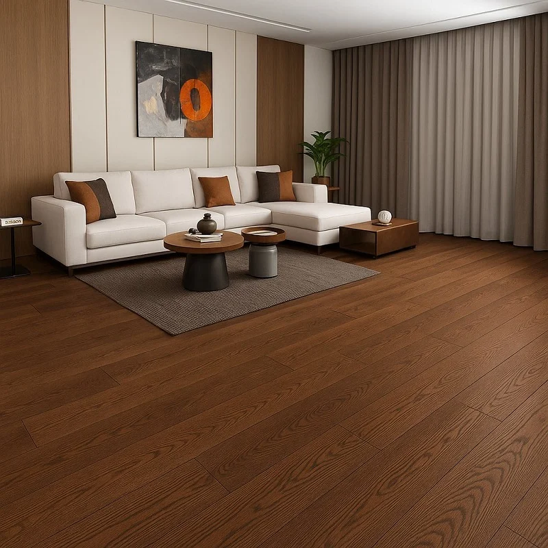 Solid Wood Flooring Living Room