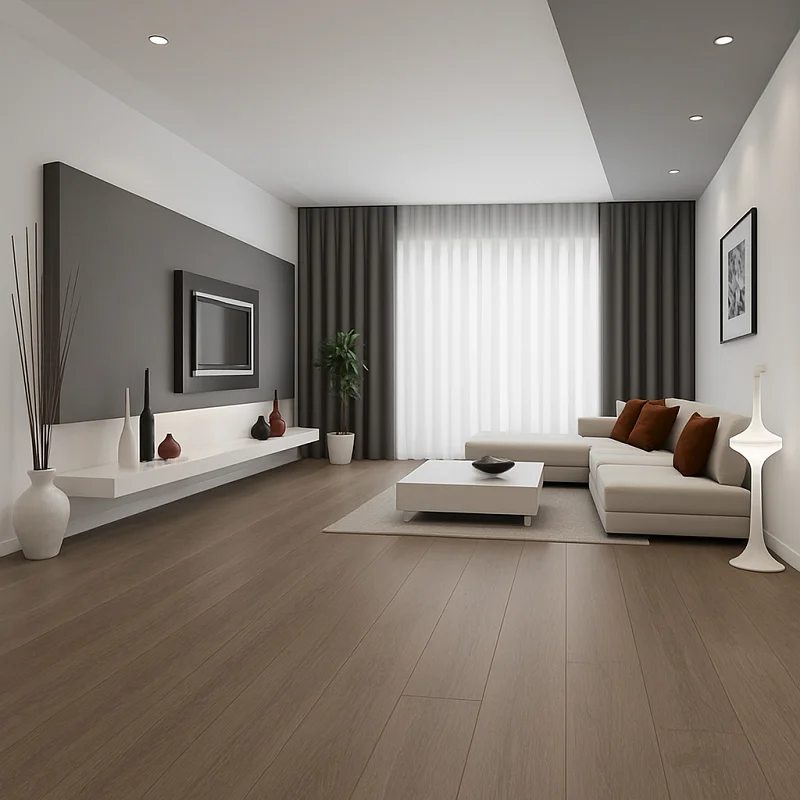 Vinyl Flooring in Living Room