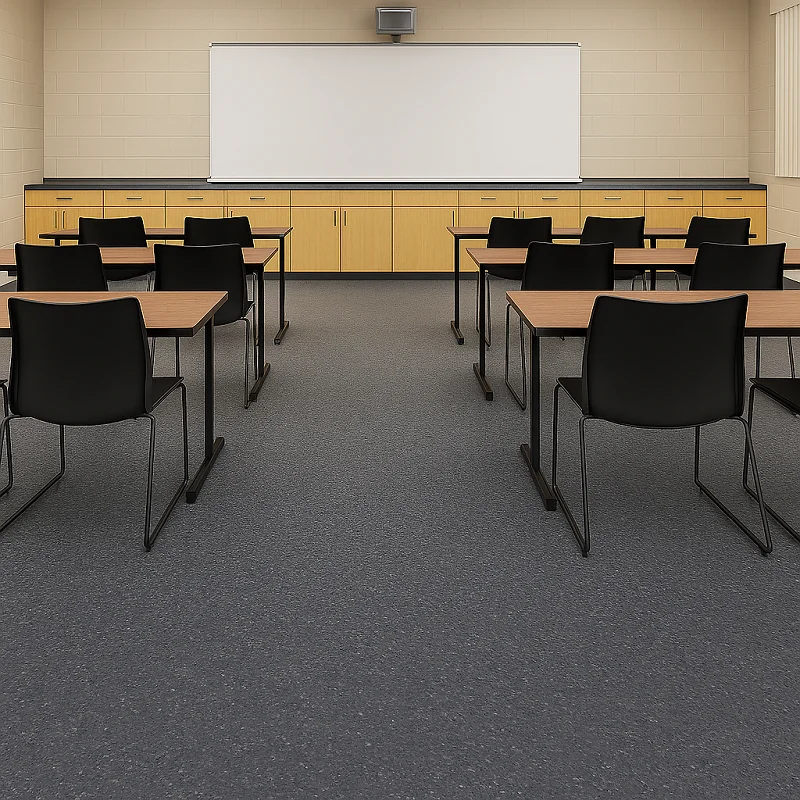 Vinyl Flooring in Classroom