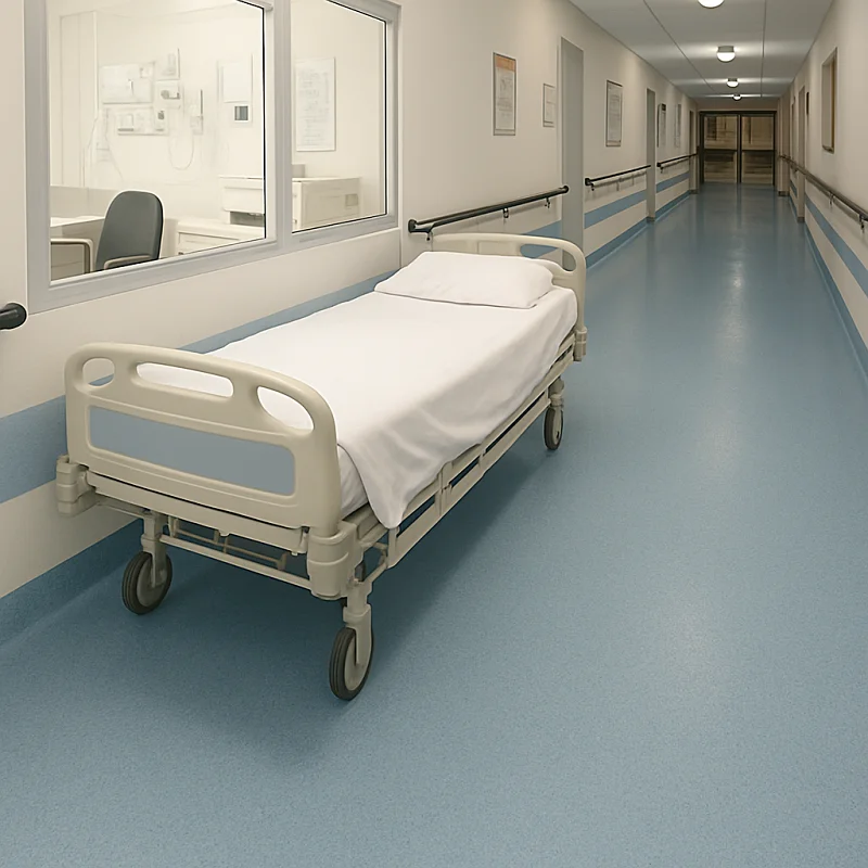 Commercial Flooring in Hospital