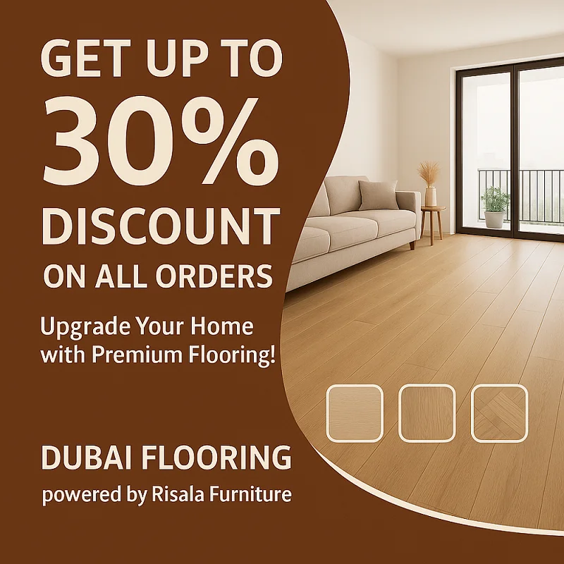 الأرضيات Discount Banner Dubai Flooring
