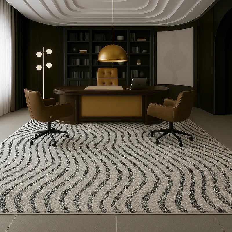 سجاد المنطقة في المكتب