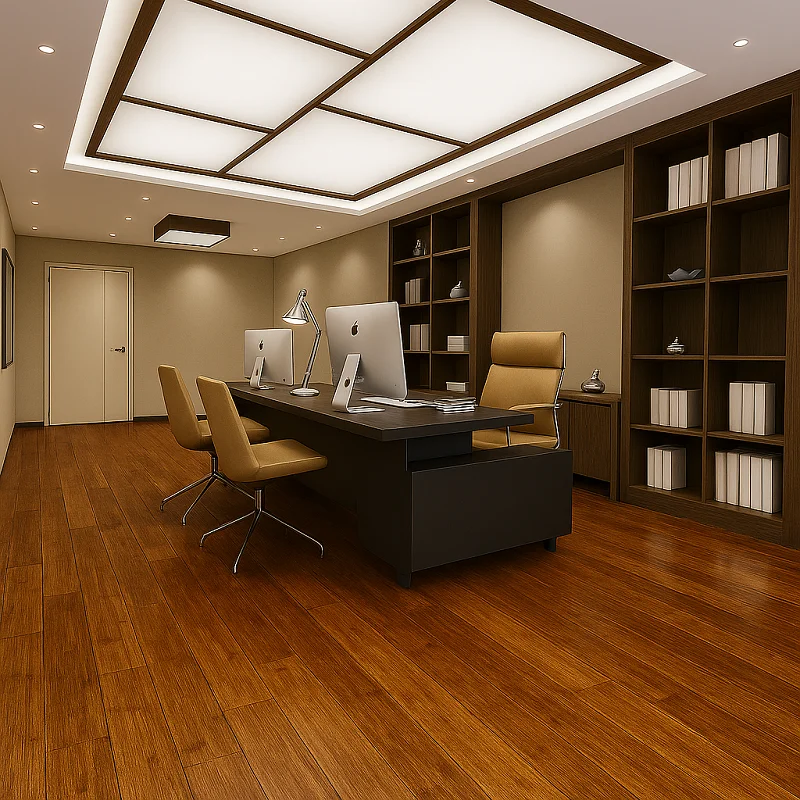 Bamboo Flooring in Office