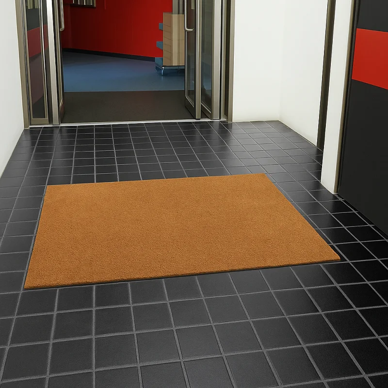 حصيرة جوز الهند في المدخل