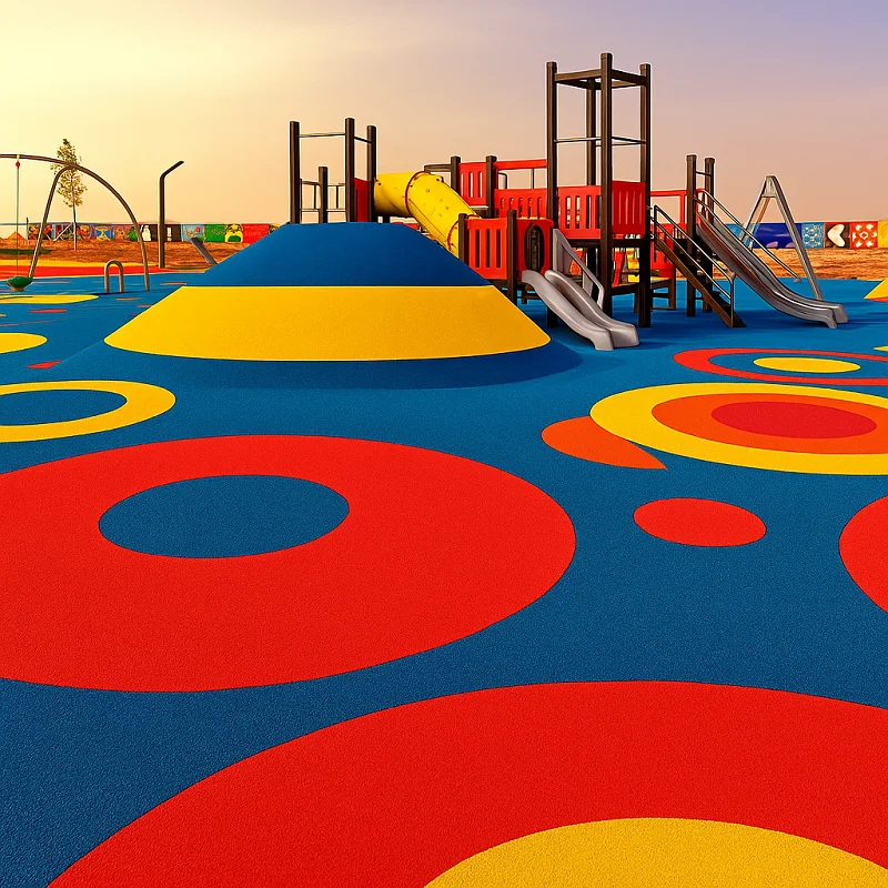 EPDM Flooring in Playground