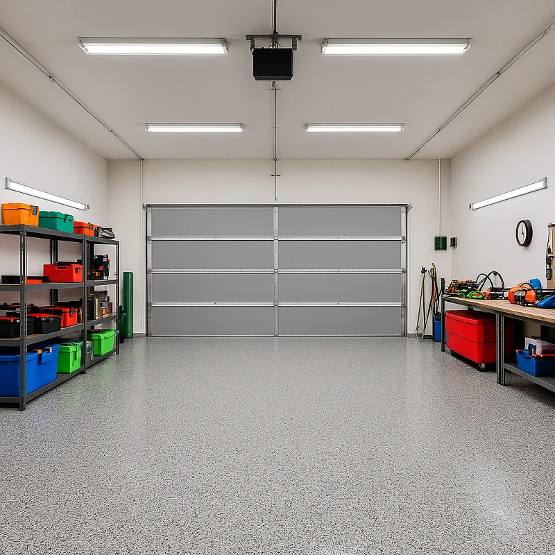 Epoxy Floor Coating in Garages