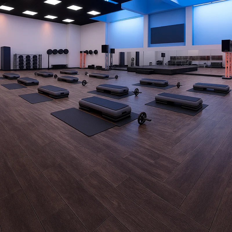 Gym Flooring in Group Fitness Studio