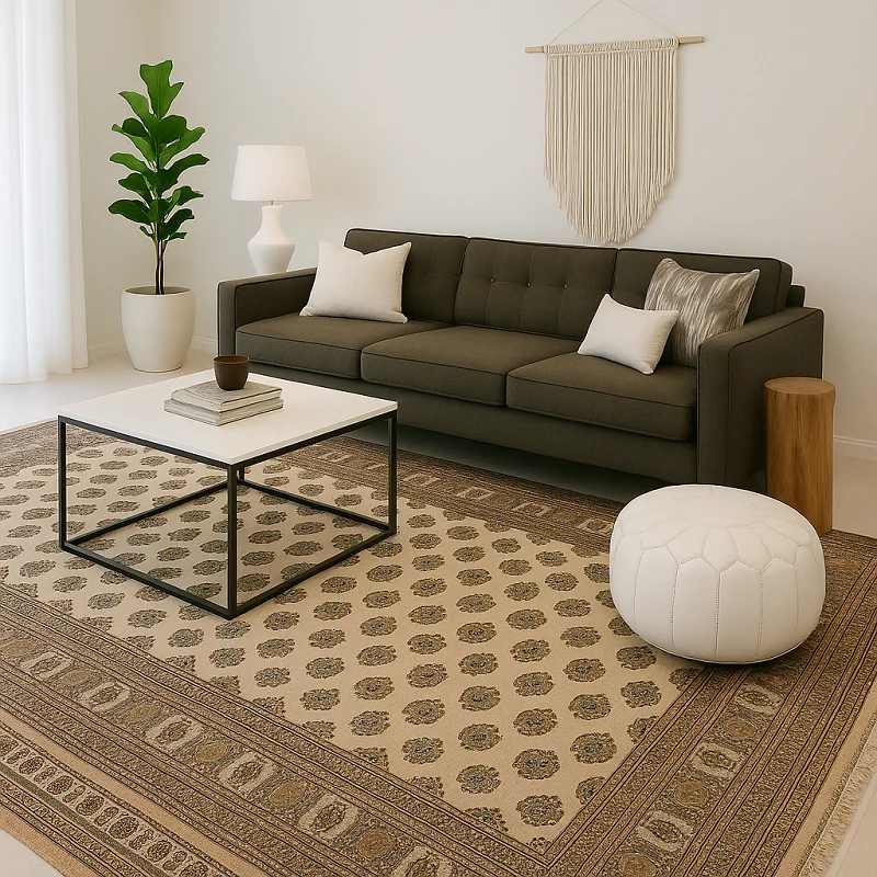 Handmade Rug in Living Room