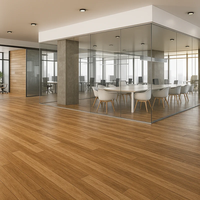 Hardwood Flooring in Office