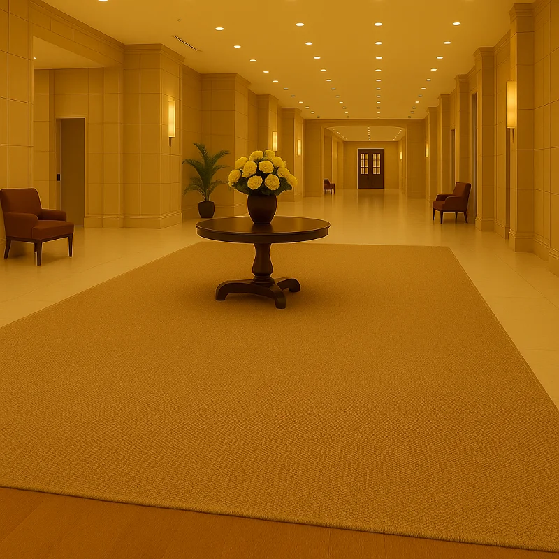 سجاد الجوت في الفندق