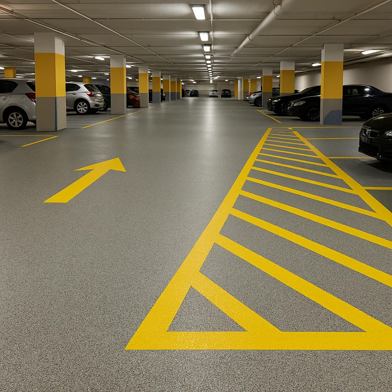 Parking Flooring in Apartment