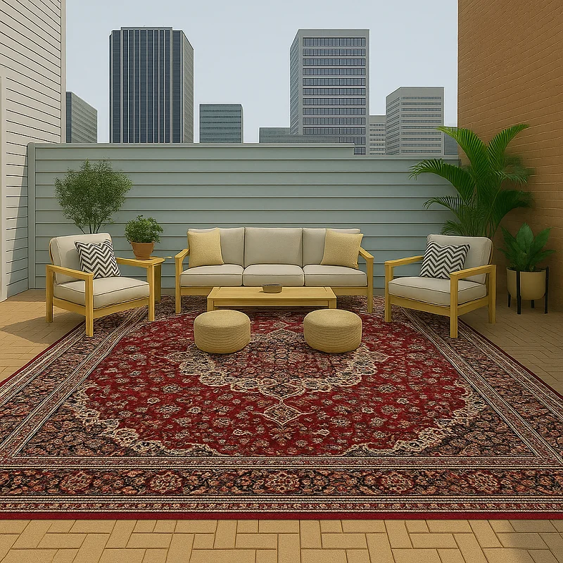 Persian Carpet in Outdoor