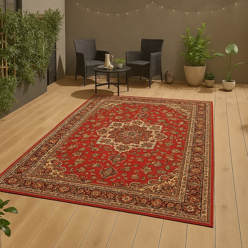 Persian Rugs in Outdoor