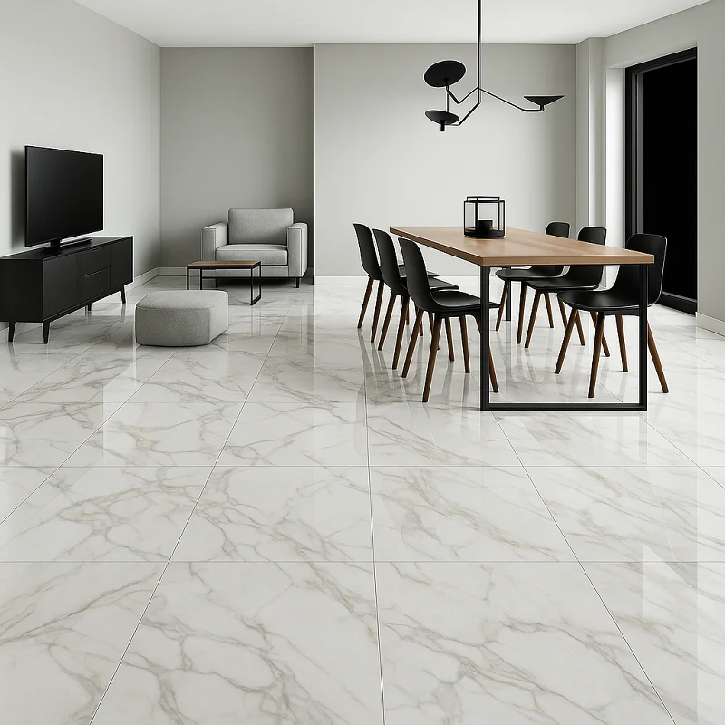 Porcelain Tiles in Dining Room