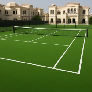 Sports Artificial Grass in Tennis Court