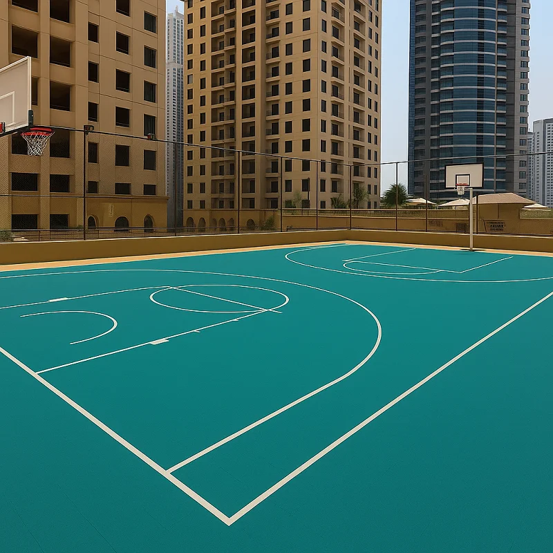 أرضيات رياضية في كرة السلة