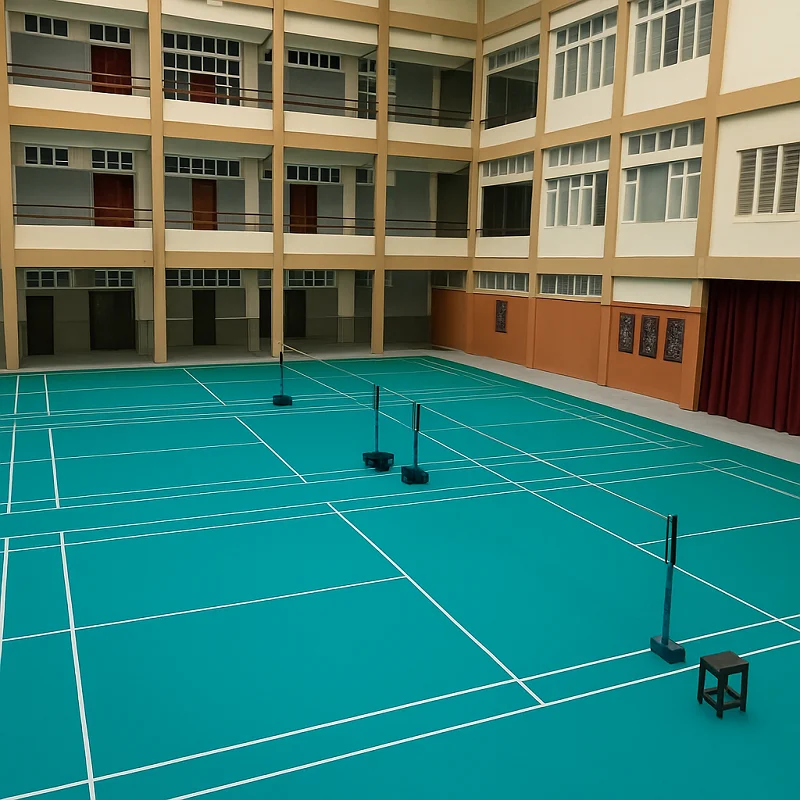 Sports Vinyl Flooring in school Playground