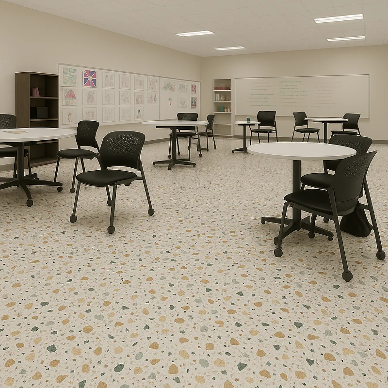 أرضيات الترازو في الفصل الدراسي