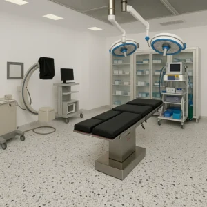 أرضيات الترازو Terrazzo Flooring in Hospital