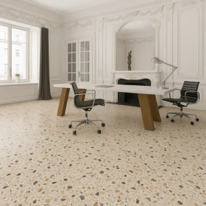 أرضيات الترازو Terrazzo Flooring in Office