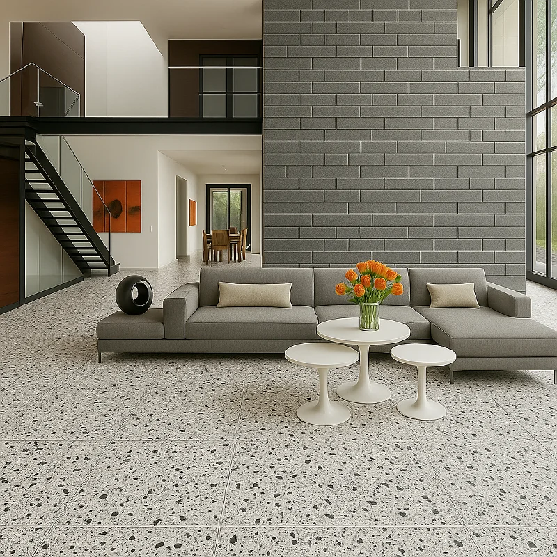 Terrazzo Tiles in Living Room