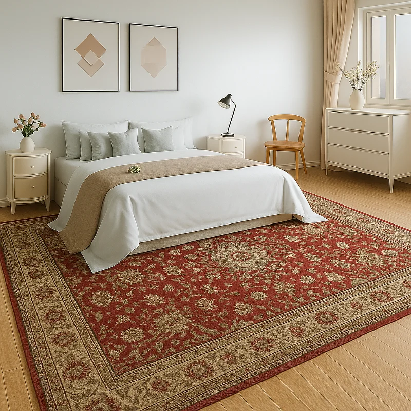 Vintage Carpet in Bedroom