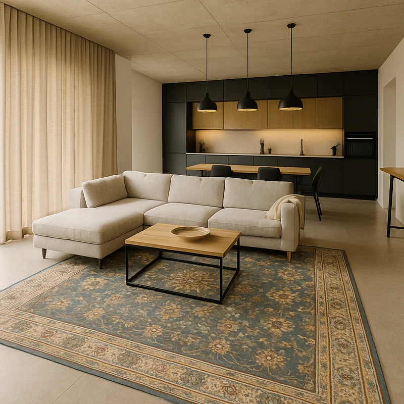 Vintage Carpet in Living Room