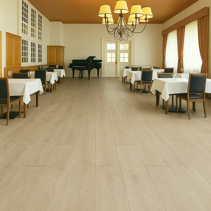 Vinyl Tiles in Restaurant