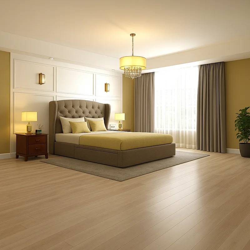 Wooden Flooring in Bedroom