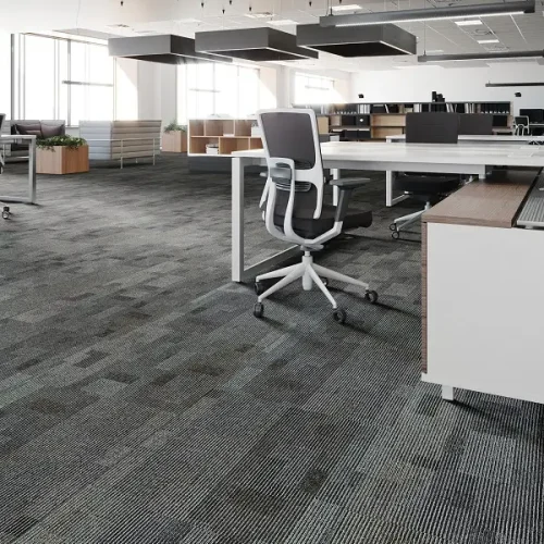 Dark Gray Office Carpet Tile