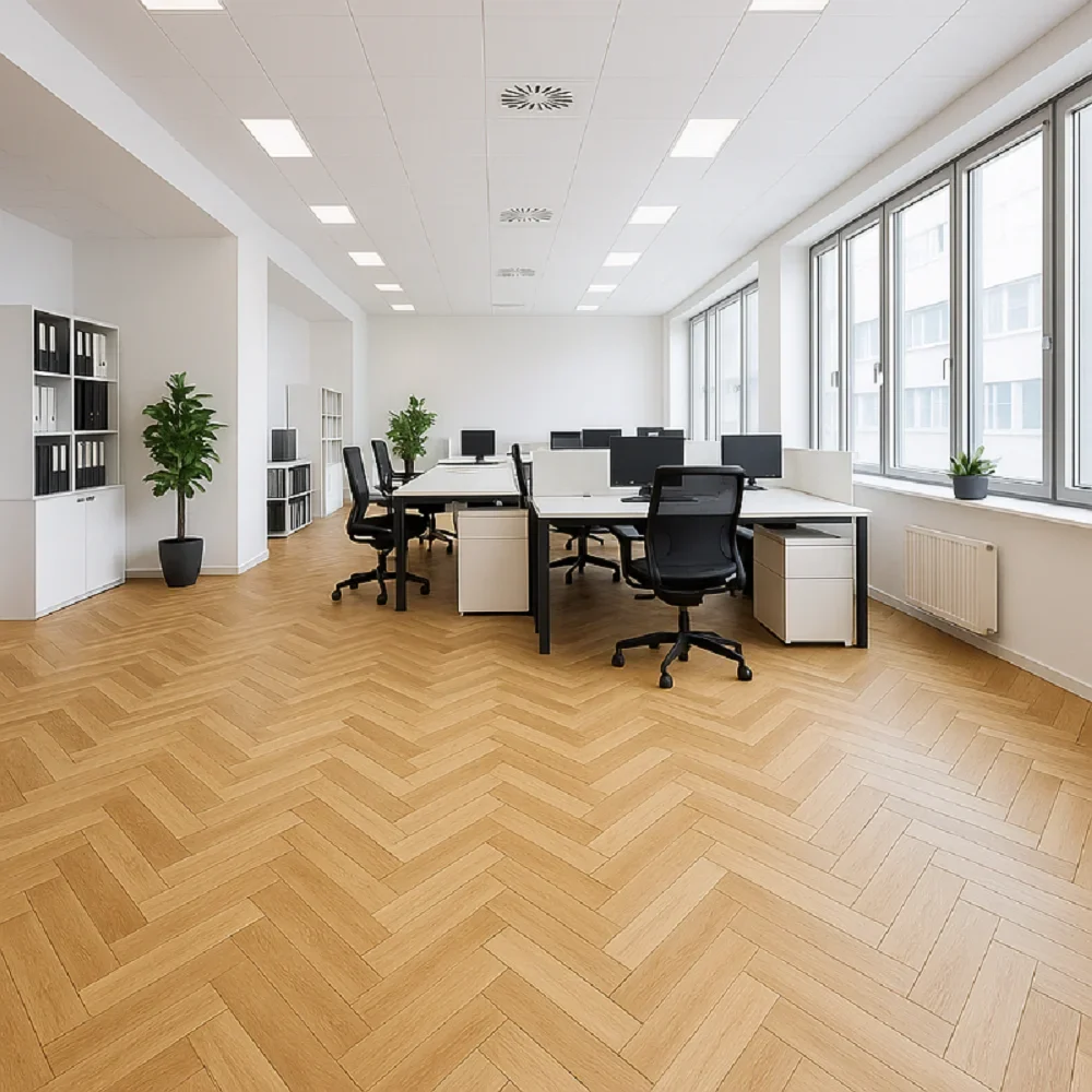 Parquet Flooring in Modern Living Room