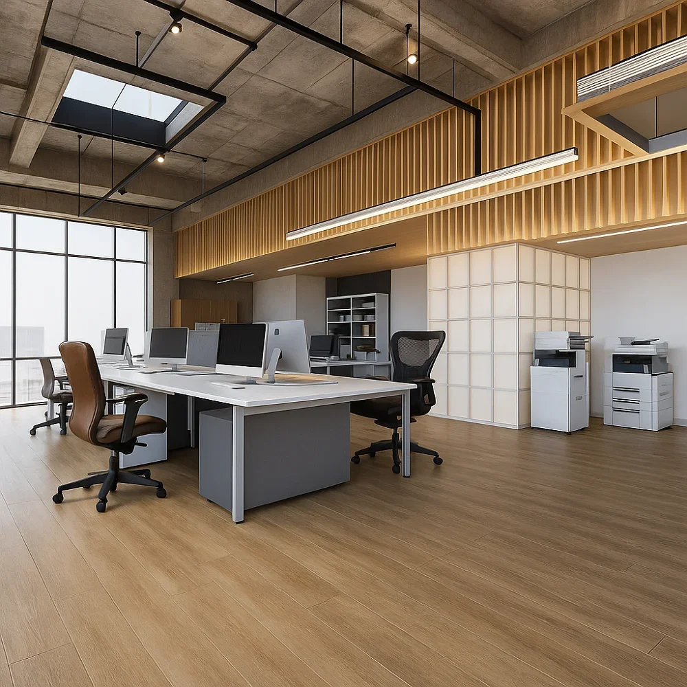 SPC Flooring in Office