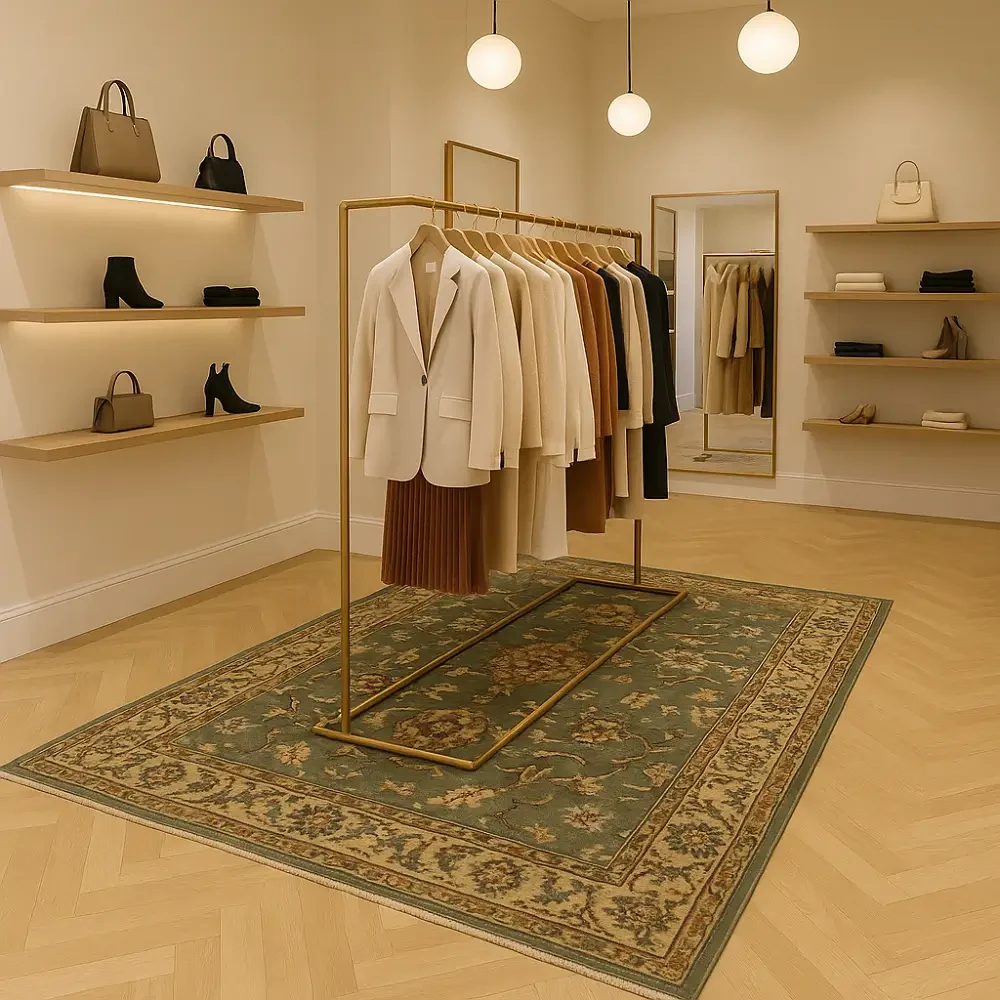 vintage carpet commercial