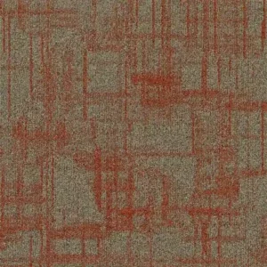 nylon-carpet-texture-with-abstract-red-streaks-on-a-taupe-background