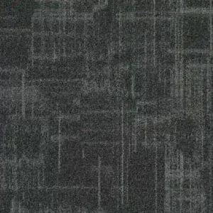 Charcoal-and-dark-gray-low-pile-nylon-carpet-with-light