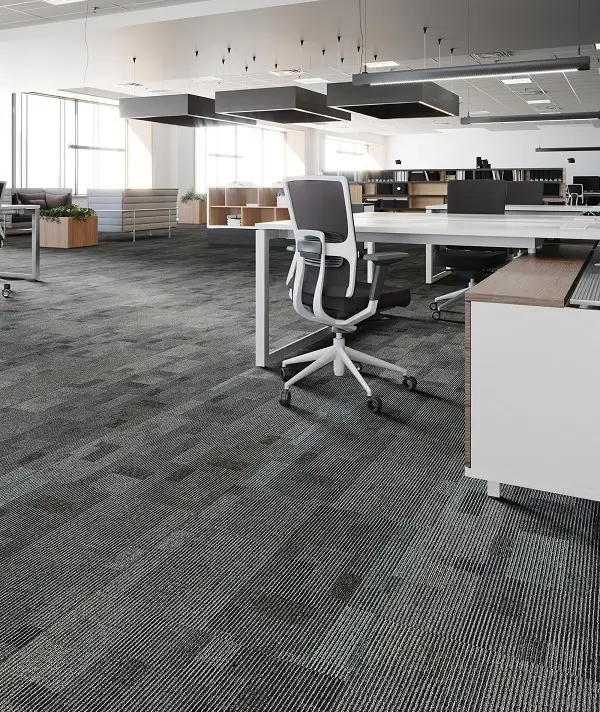 Dark Gray Office Carpet Tile