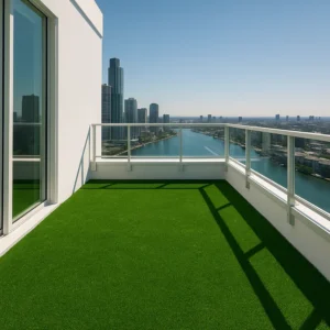 Artificial Grass in Balcony