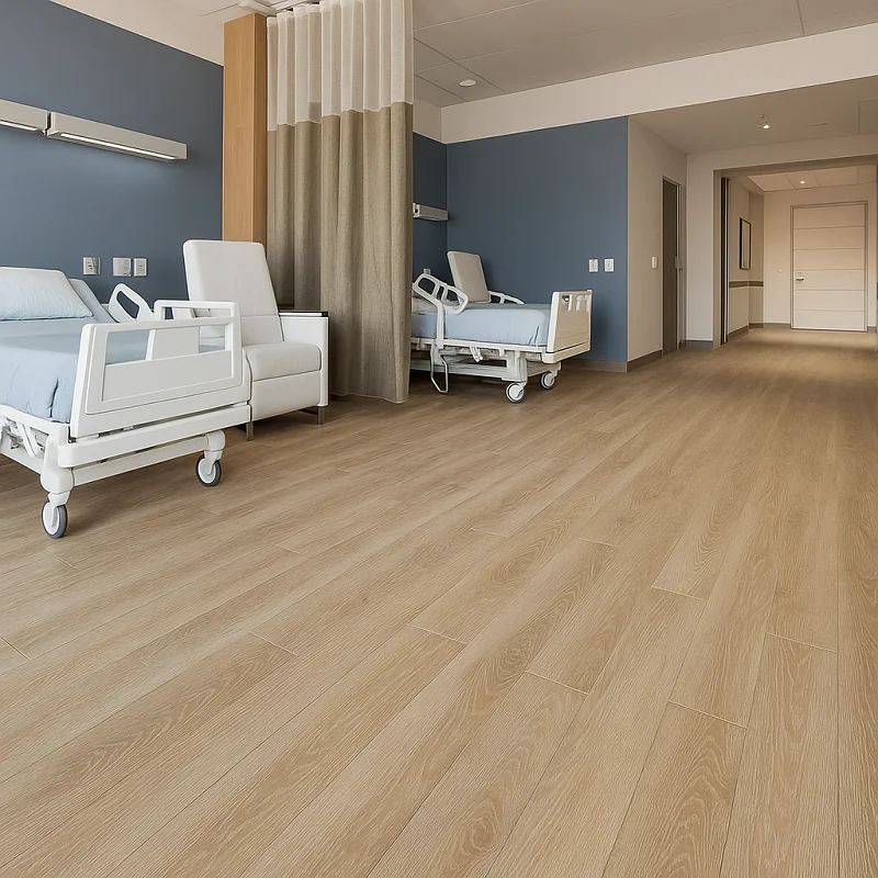 Linoleum Flooring in Hospital