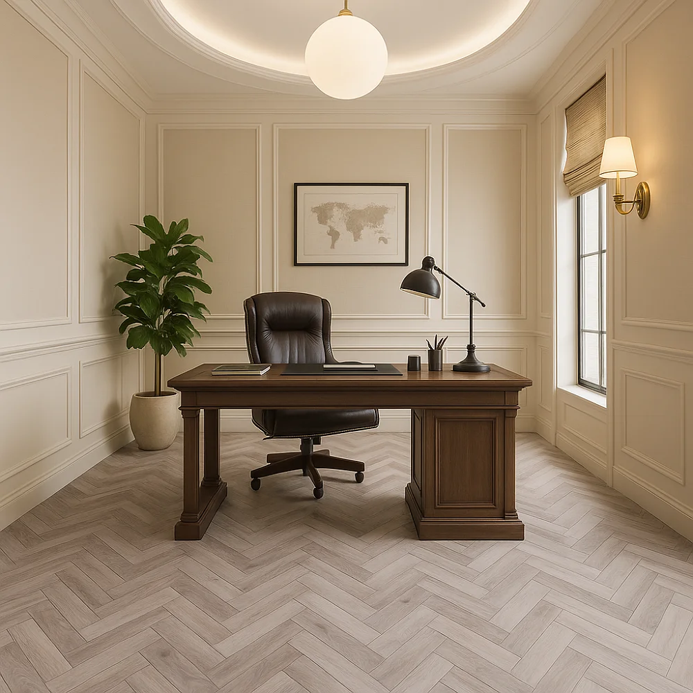 Parquet Flooring in office
