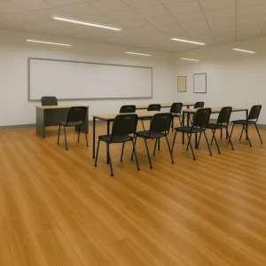 SPC Flooring in Classroom