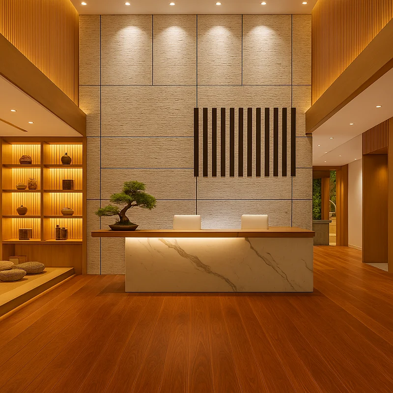 SPC Flooring in Hotel