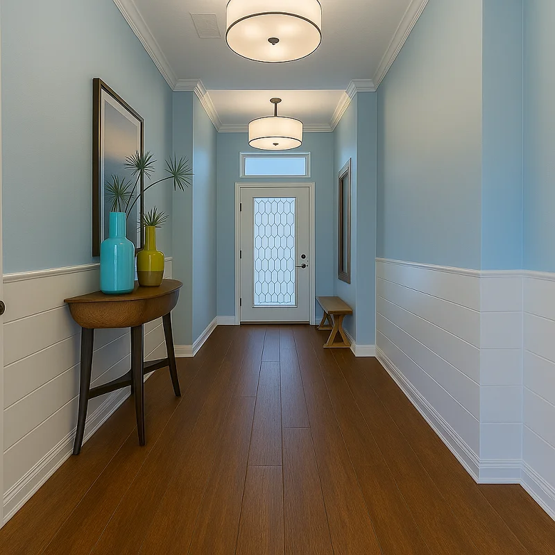 Bamboo Flooring in Hallway