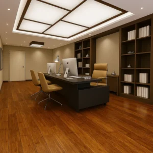 Bamboo Flooring in Office